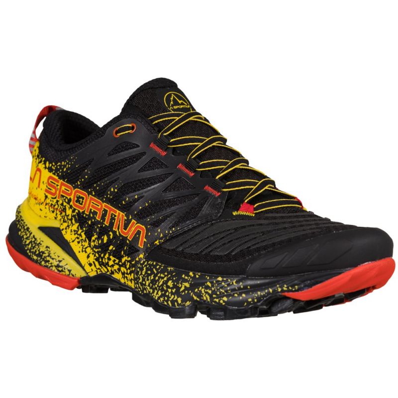 La Sportiva Akasha II - Chaussures trail homme Black  Yellow 42