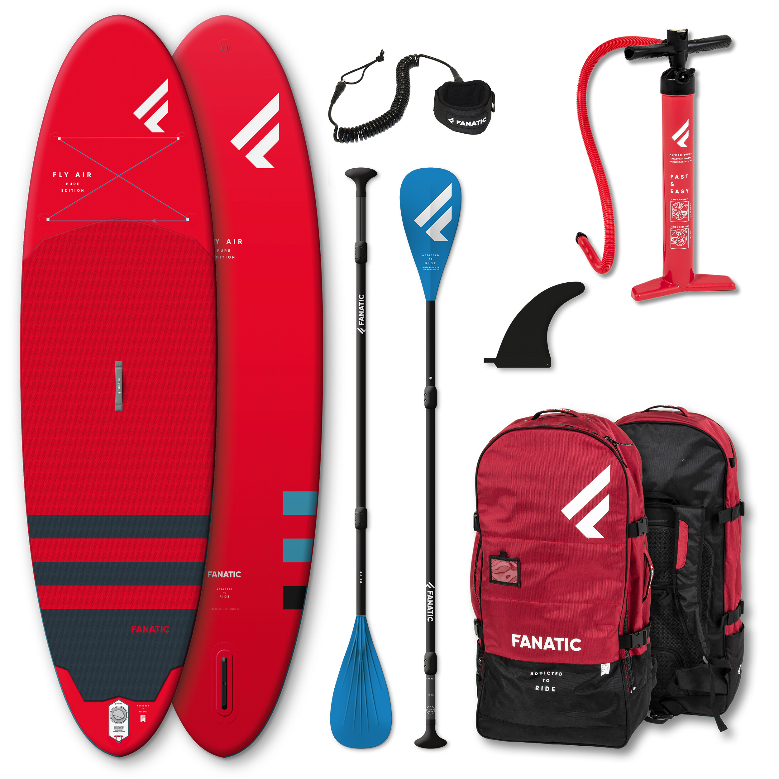 Fanatic Package Fly Air Pure - Stand Up paddle gonflable | Hardloop