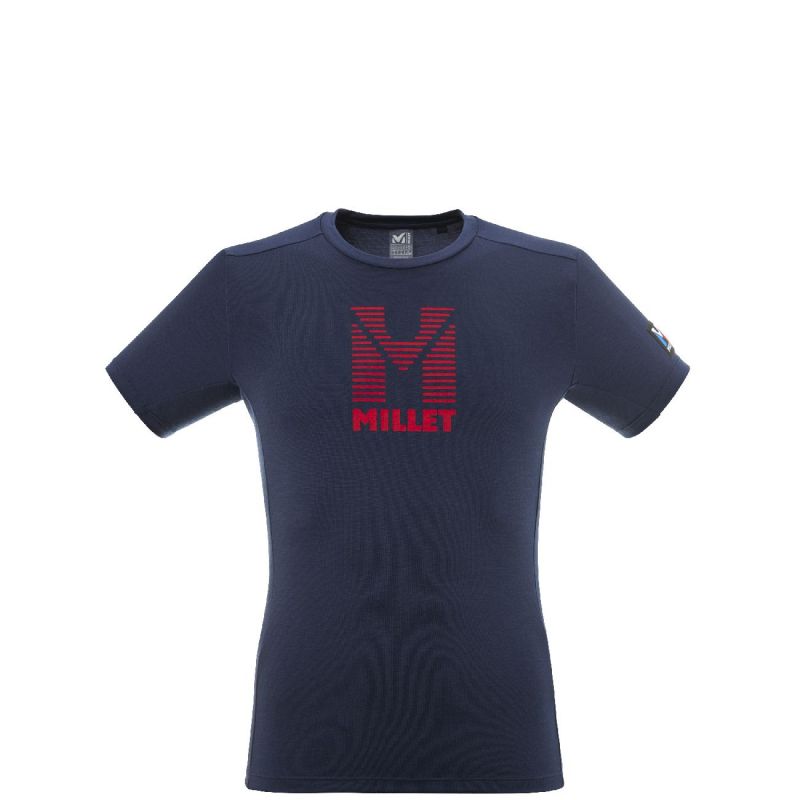 Millet Trilogy Wool Stripes - T-shirt homme | Hardloop