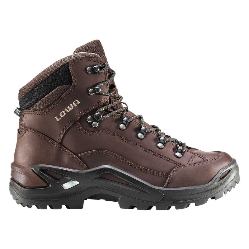 Lowa Renegade LL Mid Womens - Stivali Da Trekking In Pelle - Colore Pietra - Impermeabili E Confortevoli - Guida Alla Misurazione Inclusa - 4