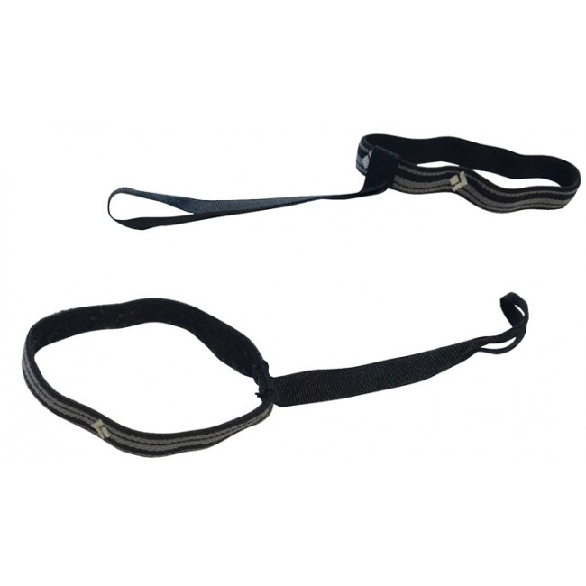 Ski Glove Straps 4-Pack Black Nylon Ski Glove Leashes Secure