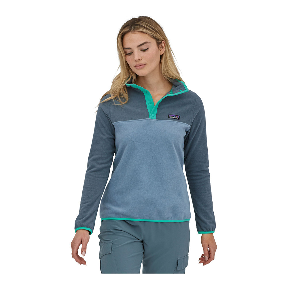 Patagonia Micro D Snap-T Pullover - Light Plume Grey - S - Women