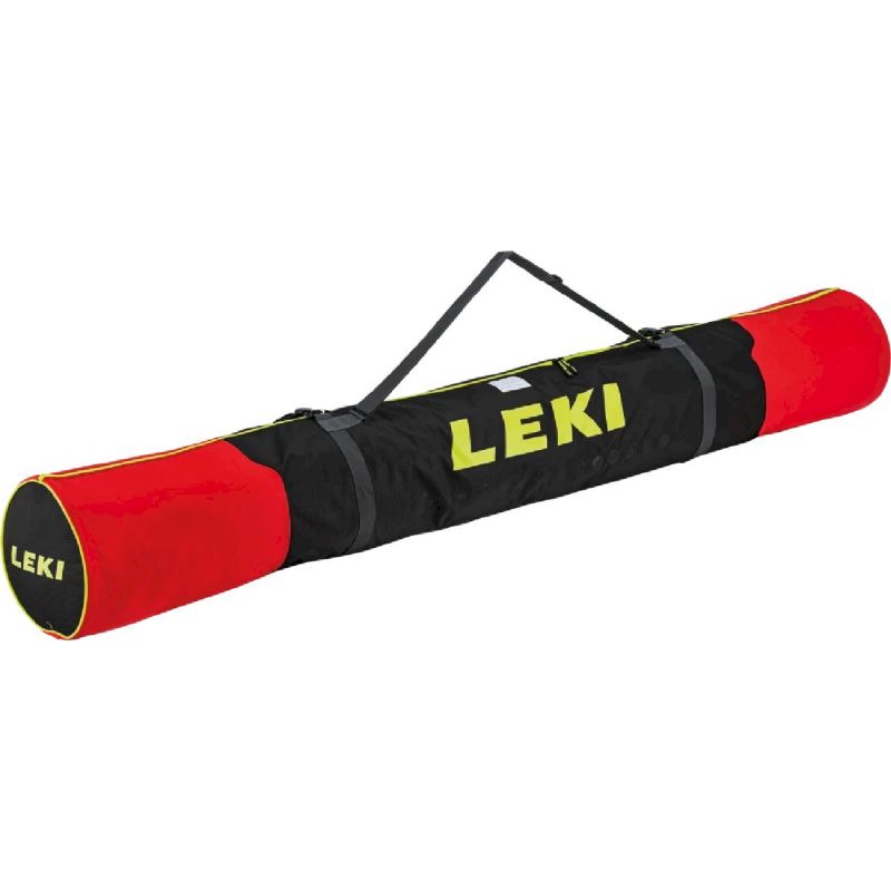 Leki Cross Country Ski Bag - Housse ski Bright Red  Black  Neon Yellow 210 cm