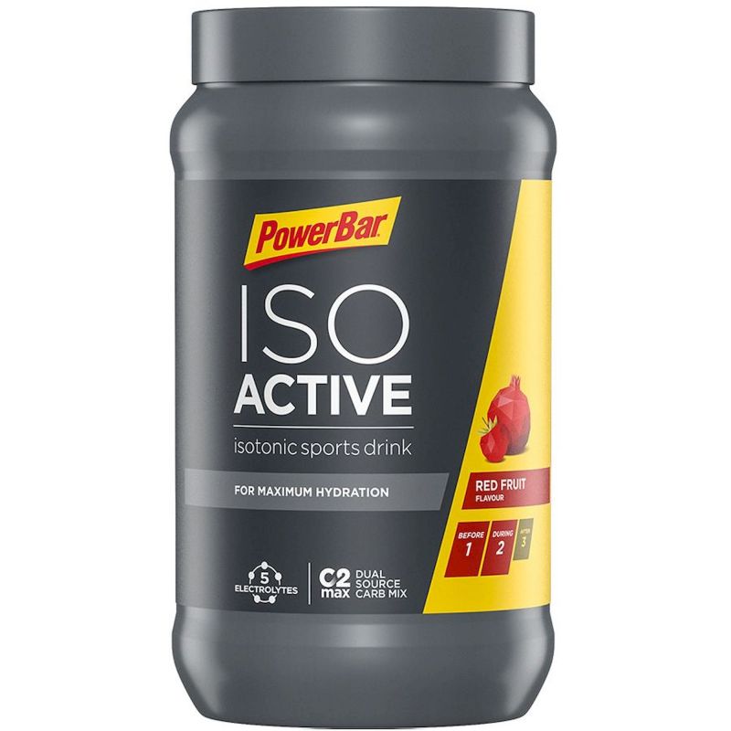 Powerbar IsoActive Drink 600 g - Boisson isotonique Red Fruit