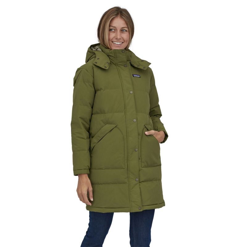 Womens Clothing Coats Parka coats Patagonia Synthetic Downdrift Parka Jacket in Green 