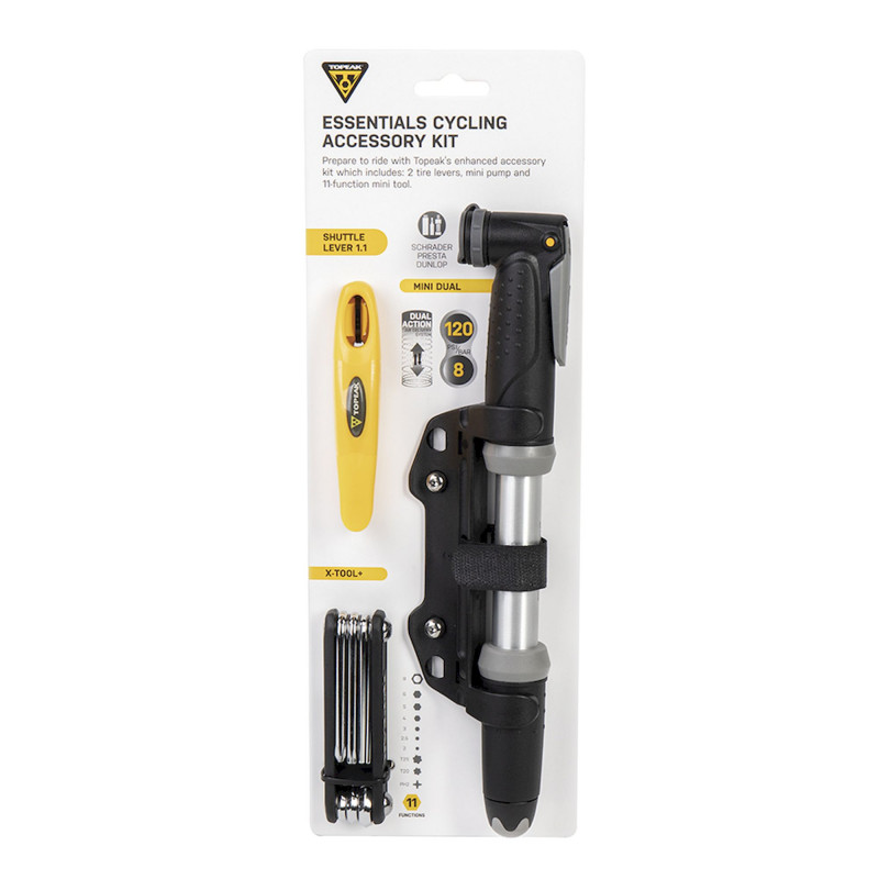 Topeak Essentials Cycling Accessory Kit - Multi-outils Taille unique