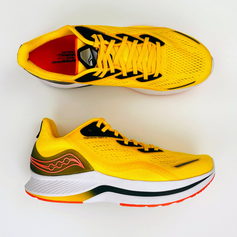 saucony running giallo