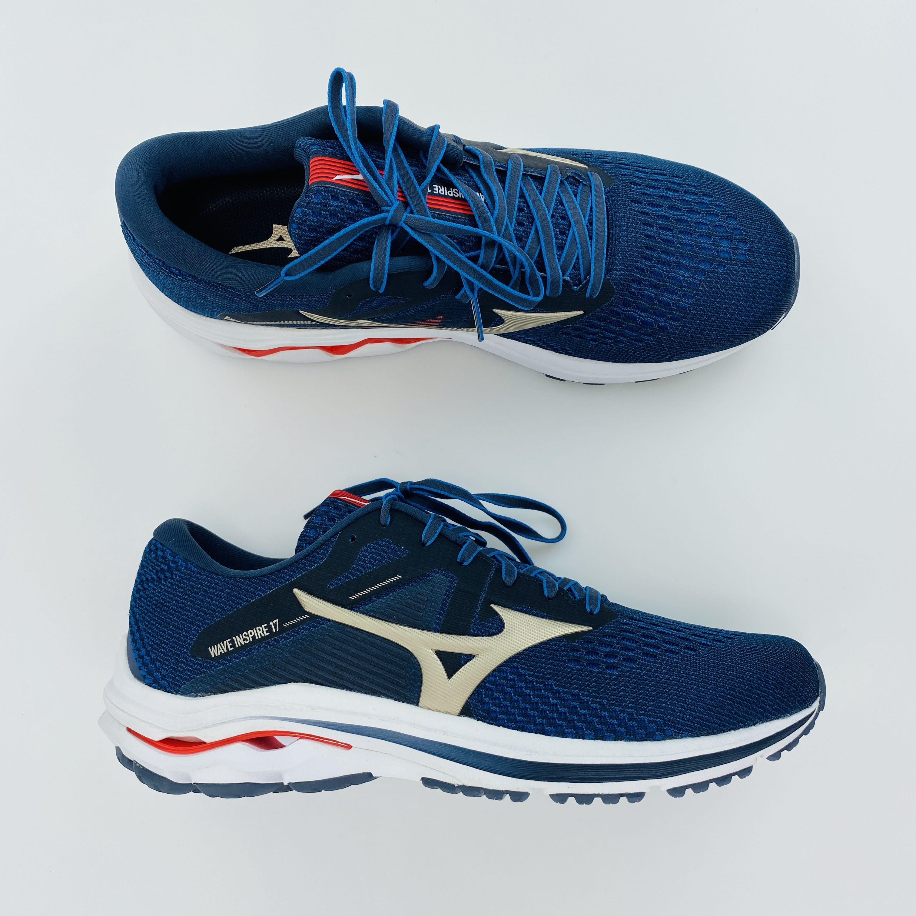 mizuno wave rider 17 uomo blu