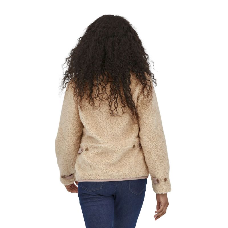 Patagonia Divided Sky Women Fleece Jacket M Beige
