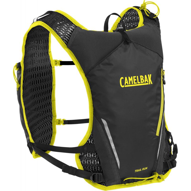 Camelbak Trail Run Vest - Sac à dos d'hydratation Black / Yellow 3 L + 2 x 500 ml