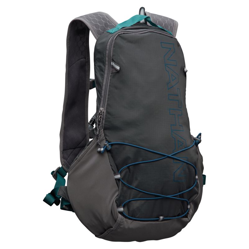 Nathan Crossover - Sac  dos dhydratation Charcoal  Marine Blue 10 L