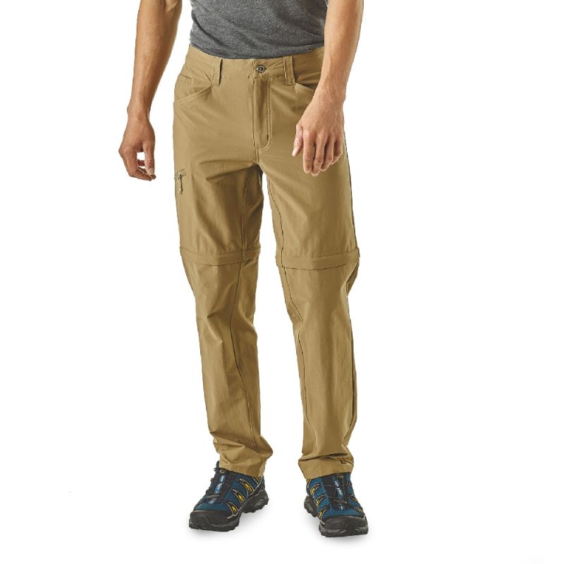Pantalon Convertible Simms Fishing Homme – Taille XL – Beige – Léger – Chino De Randonnée