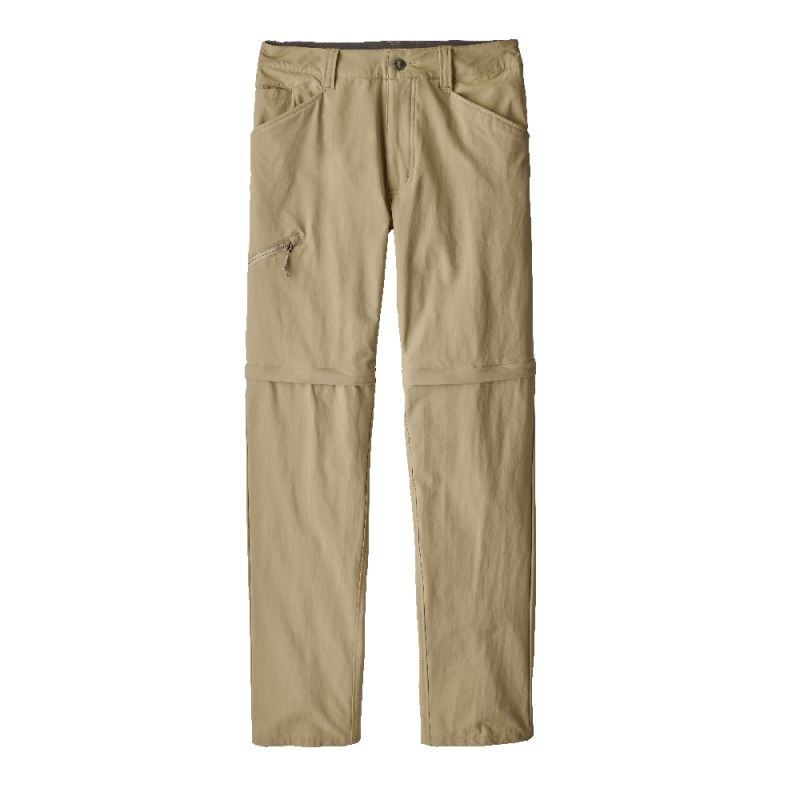 Pantalon Cargo Convertible BC Clothing Homme - Marron, Taille M, Longueur 30 - Outdoor Randonnée