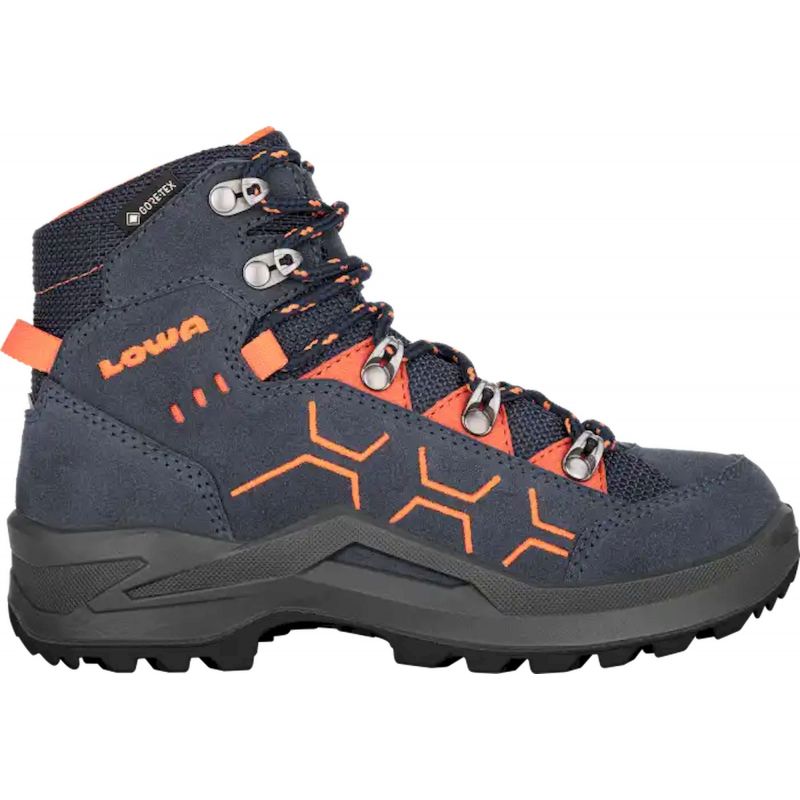 Lowa Kody Evo GTX Mid Junior - Chaussures trekking enfant Steel Blue  Orange 28