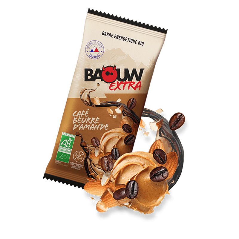 Baouw Caf-Beurre dAmande - Barre nergtique Taille unique