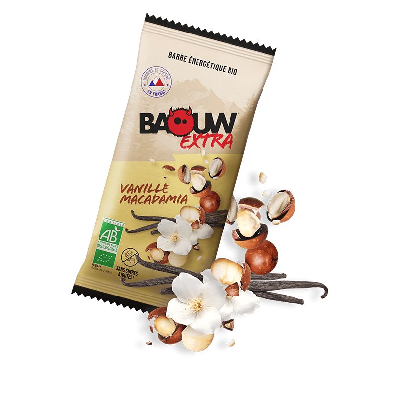 Baouw Vanille-Macadamia - Barre nergtique Taille unique