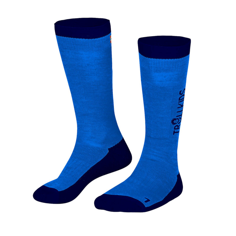 Trollkids Ski Socks - Chaussettes ski enfant Medium Blue  Navy 35 - 38