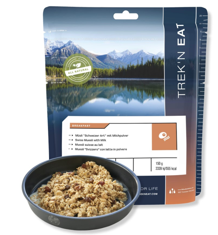 Trek'N Eat Muesli suisse au lait - Petit-déjeuner