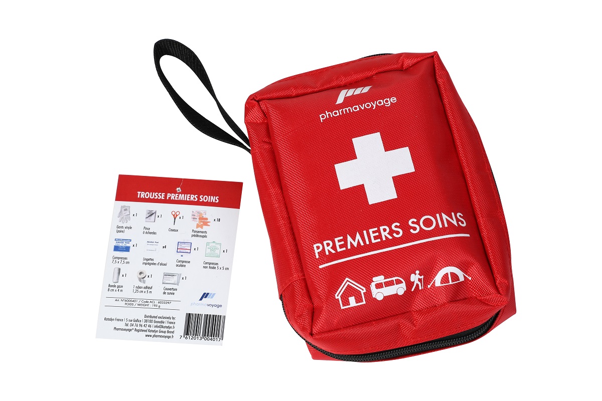 Pharmavoyage - Premiers soins (produits de soins intégrés) - Erste-Hilfe-Set