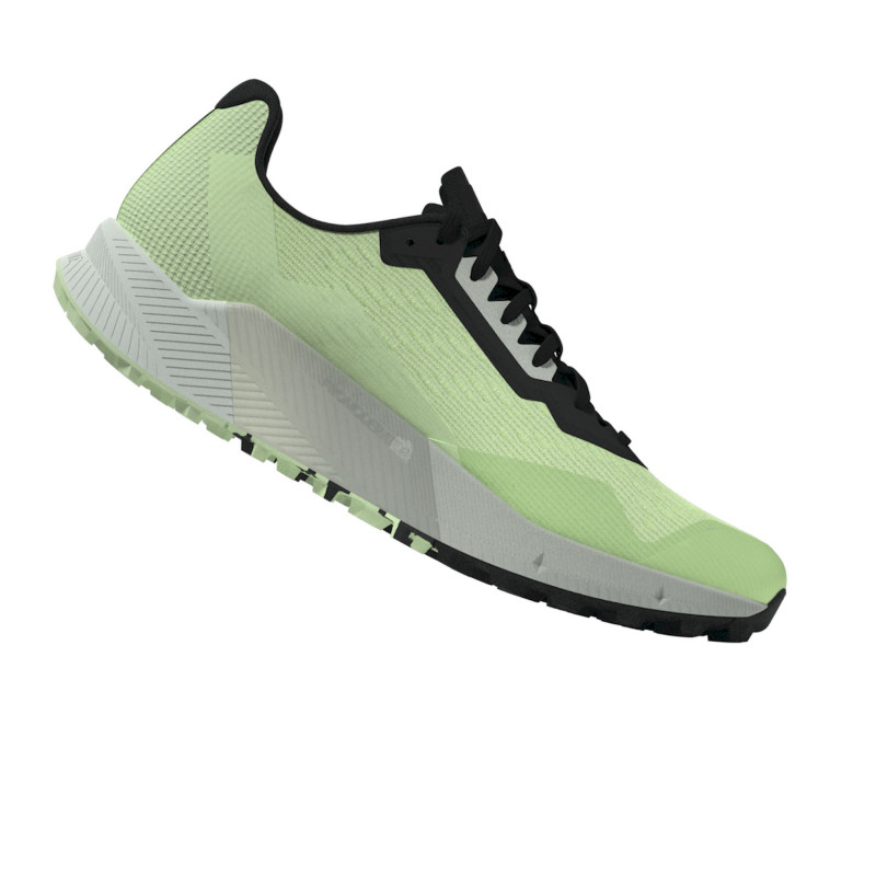 adidas Terrex Agravic Flow 2 - Chaussures trail homme Semi Green Spark / Wonder Silver / Core Black 43.1/3