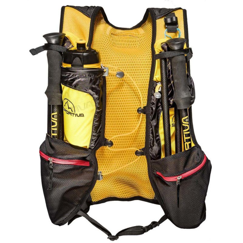 La Sportiva Trail Vest Black//Yellow Talla S