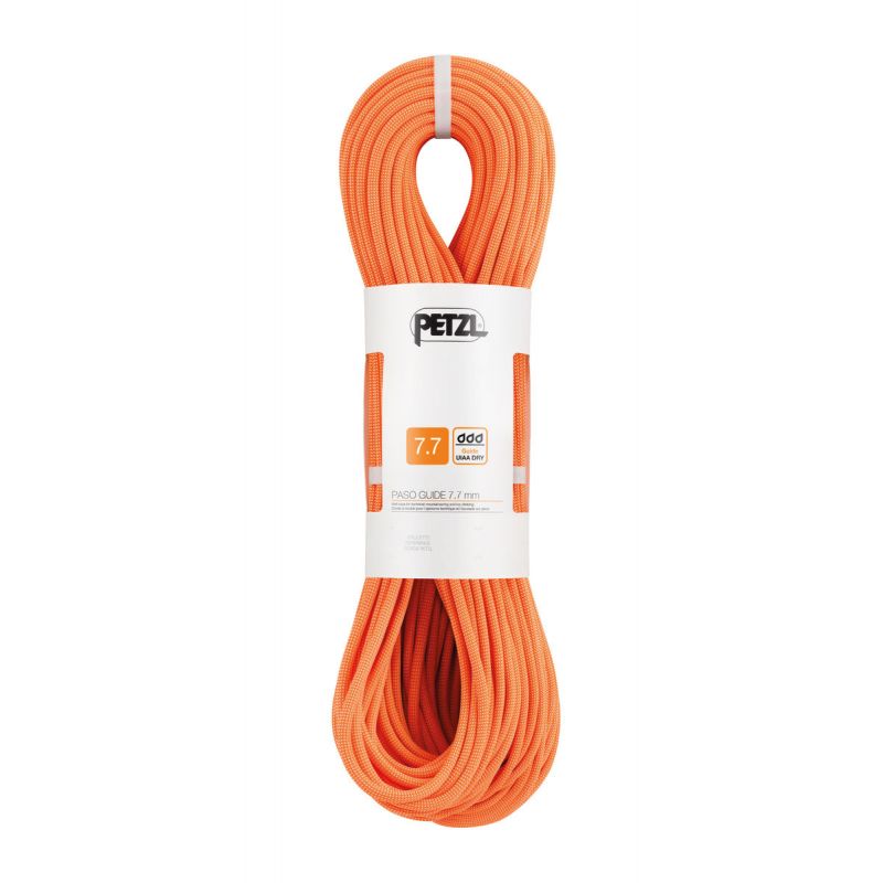 Petzl Paso Guide 7.7 mm - Corde Orange 50 m