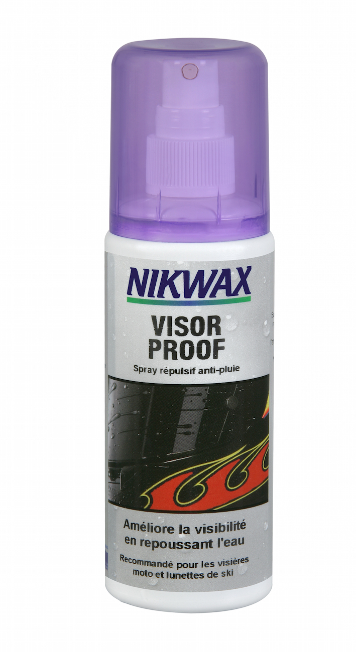 Nikwax Visor Proof - Spray répulsif anti-pluie pour visières lunettes de ski