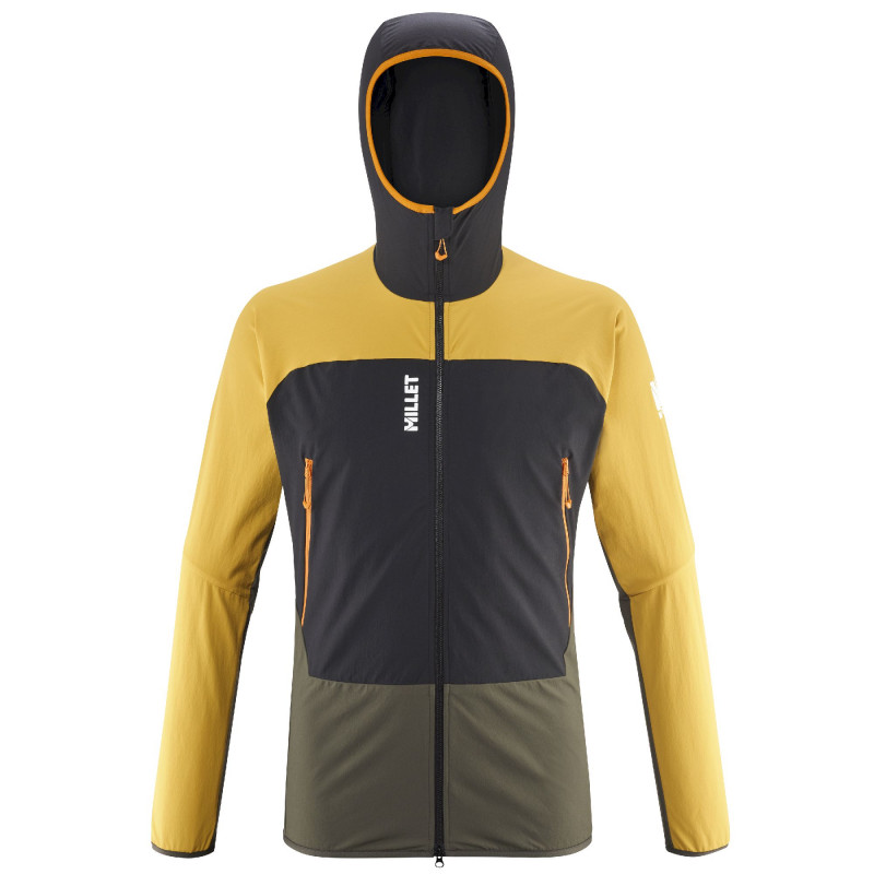 Millet Fusion XCS Hoodie - Veste softshell homme Deep Jungle / Safran S