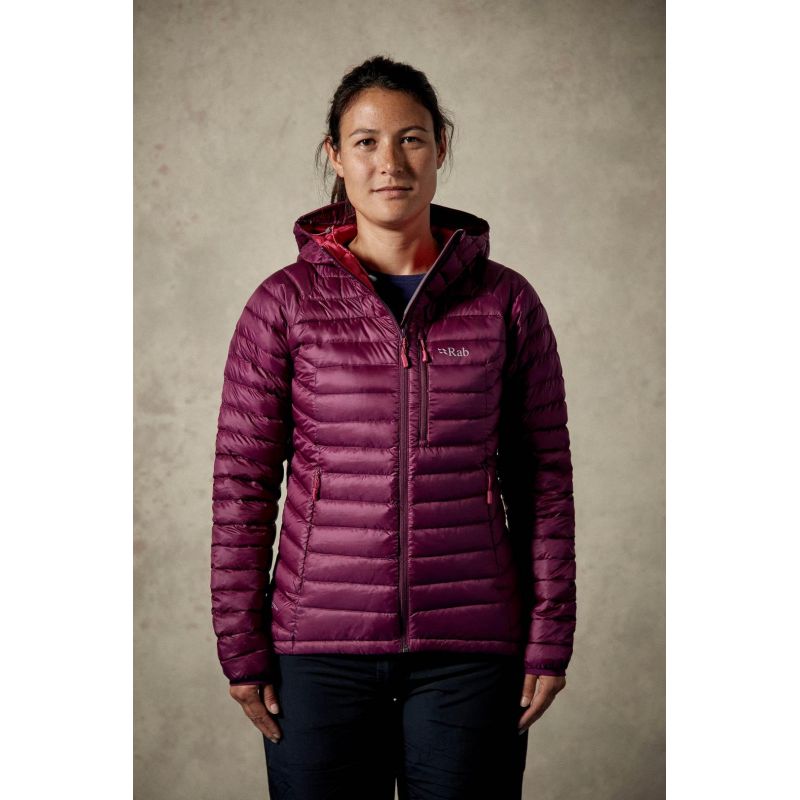 rab purple down jacket