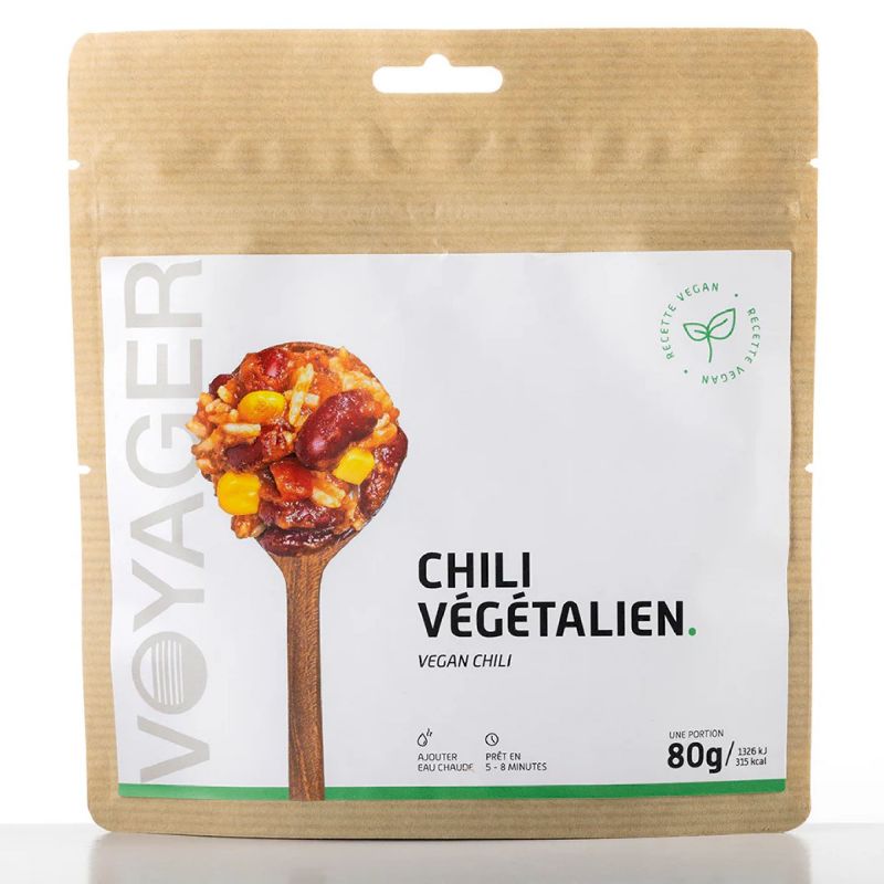 Voyager Nutrition Vegan Chili - Repas lyophilisé 80 g