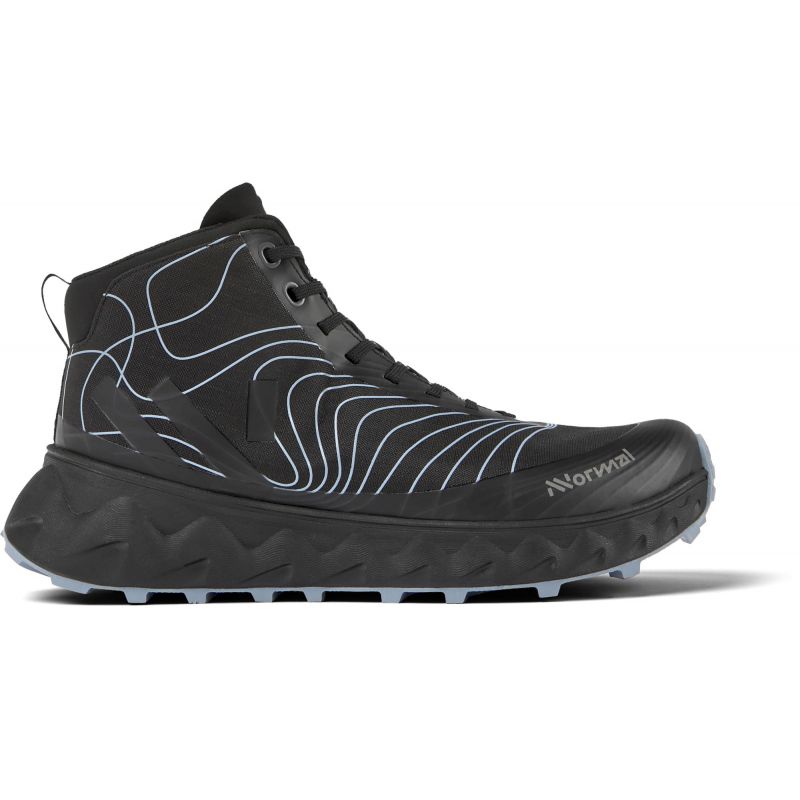 NNormal Tomir Waterproof Mid - Chaussures trail Black / Blue 45.1/3