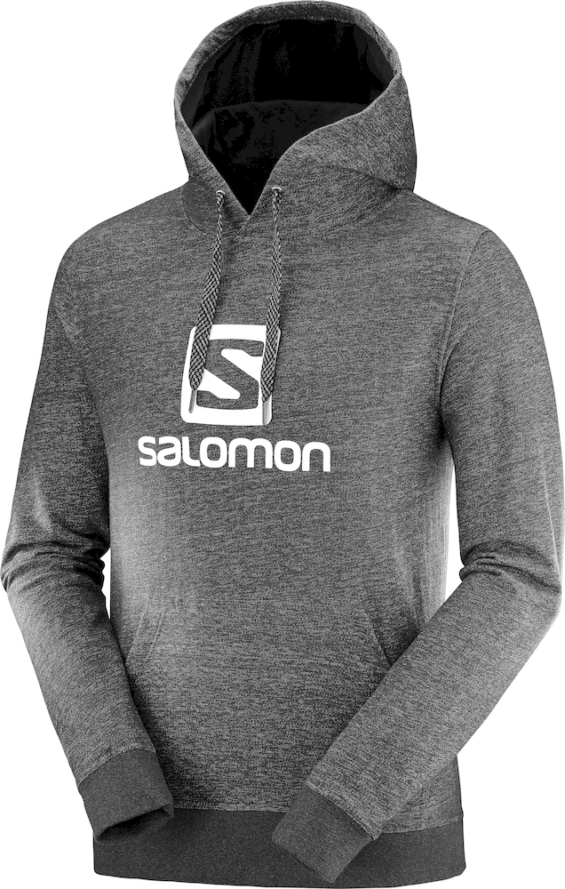 Sudadera Salomon Logo Hoodie Hombre Gris. Oferta