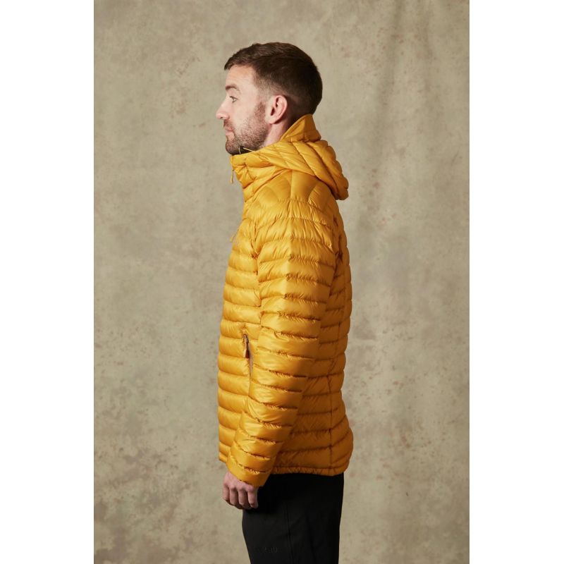 rab microlight alpine jacket yellow