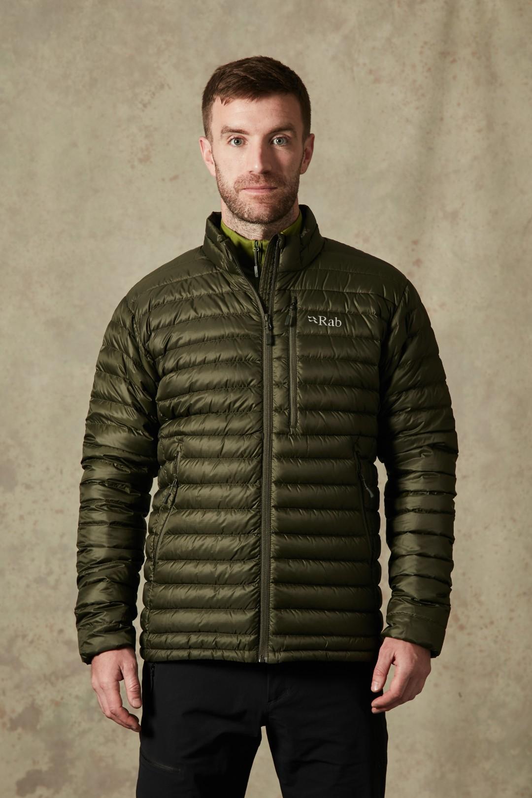 men's microlight down jacket