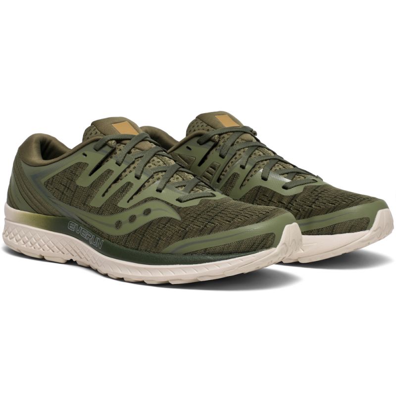 saucony guide iso 2 homme brun