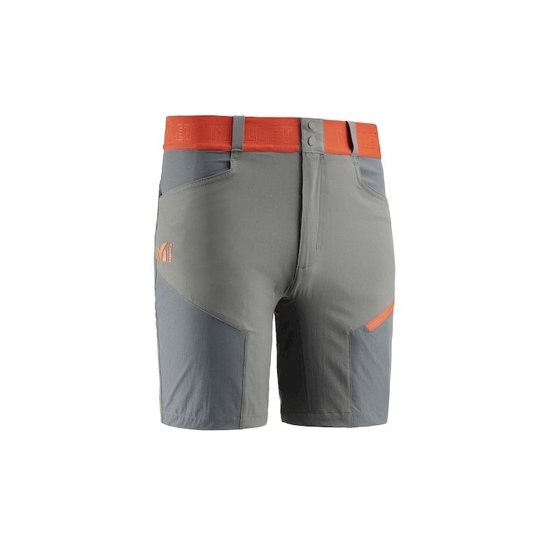 Korte broek heren jeans cargo short met lichte stretch | navy