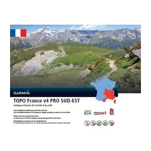 Garmin TOPO France v4 PRO - Sud-Est - Cartographie IGN