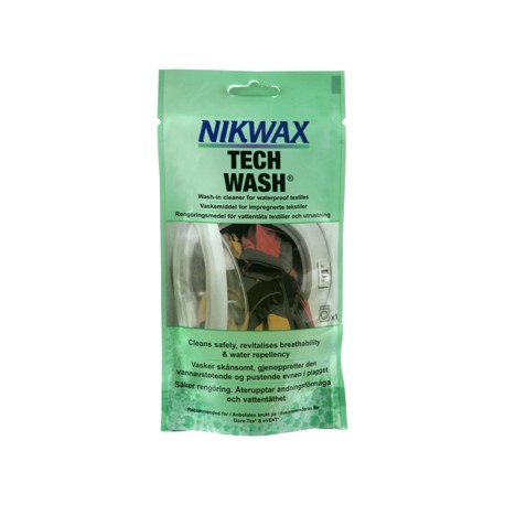 Nikwax Tech Wash 100 ml - Lessive pour tissus impermables Taille unique