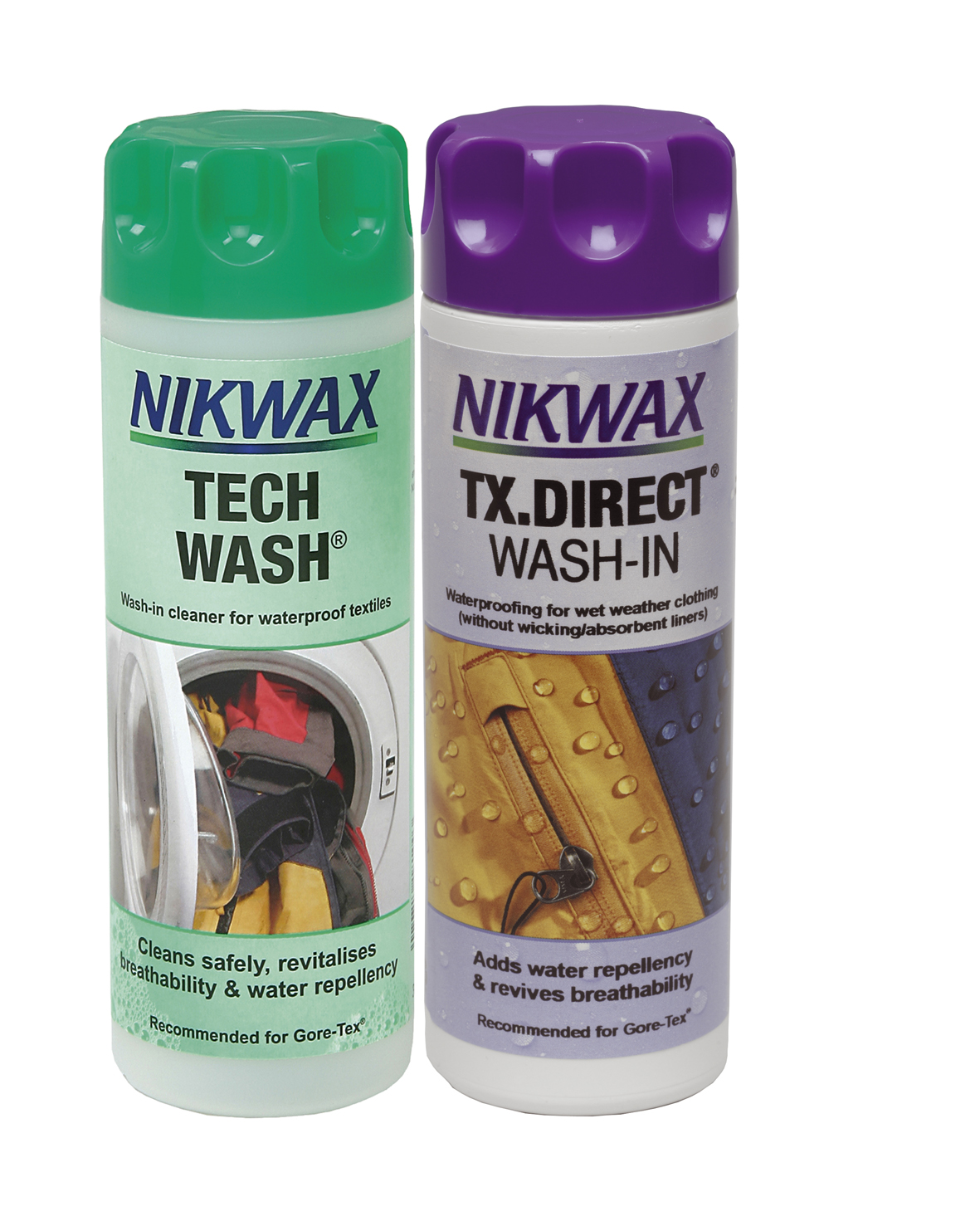 Nikwax Twin Pack - Lessive Tech Wash et imperméabilisant TX. Direct | Hardloop