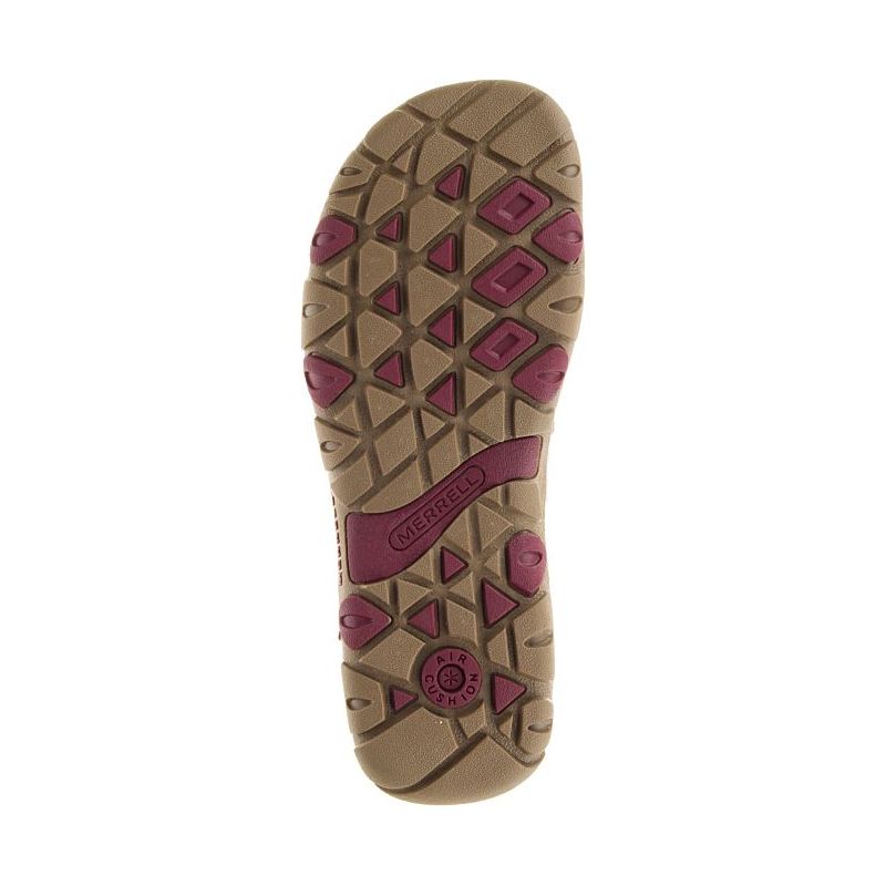 sandales merrell sandspur rose ltr marron clair homme