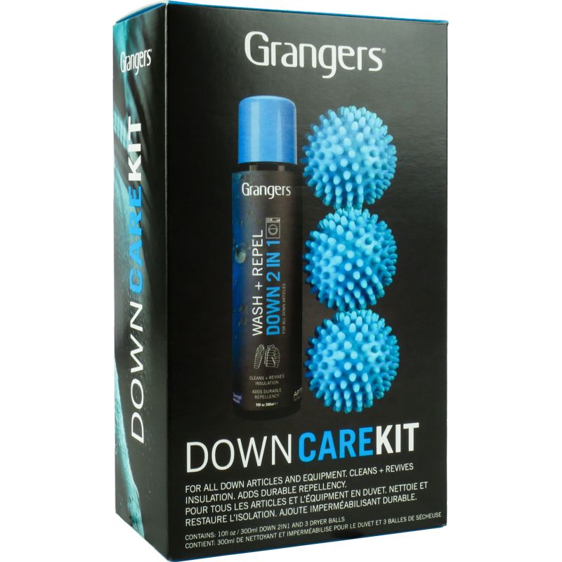 Grangers Down Care Kit - Lessive duvet et Imperméabilisant + Balles | Hardloop