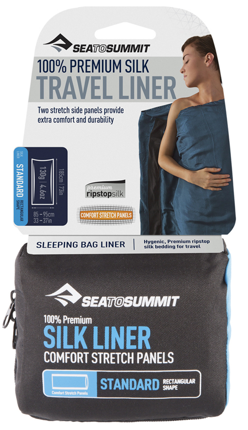 Sea To Summit Soie Stretch Rectangular Standard - Drap de sac de couchage