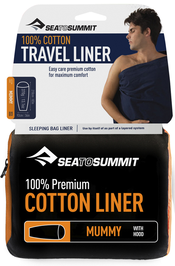 Sea To Summit Coton Traveller Pillow Insert - Drap de sac de couchage