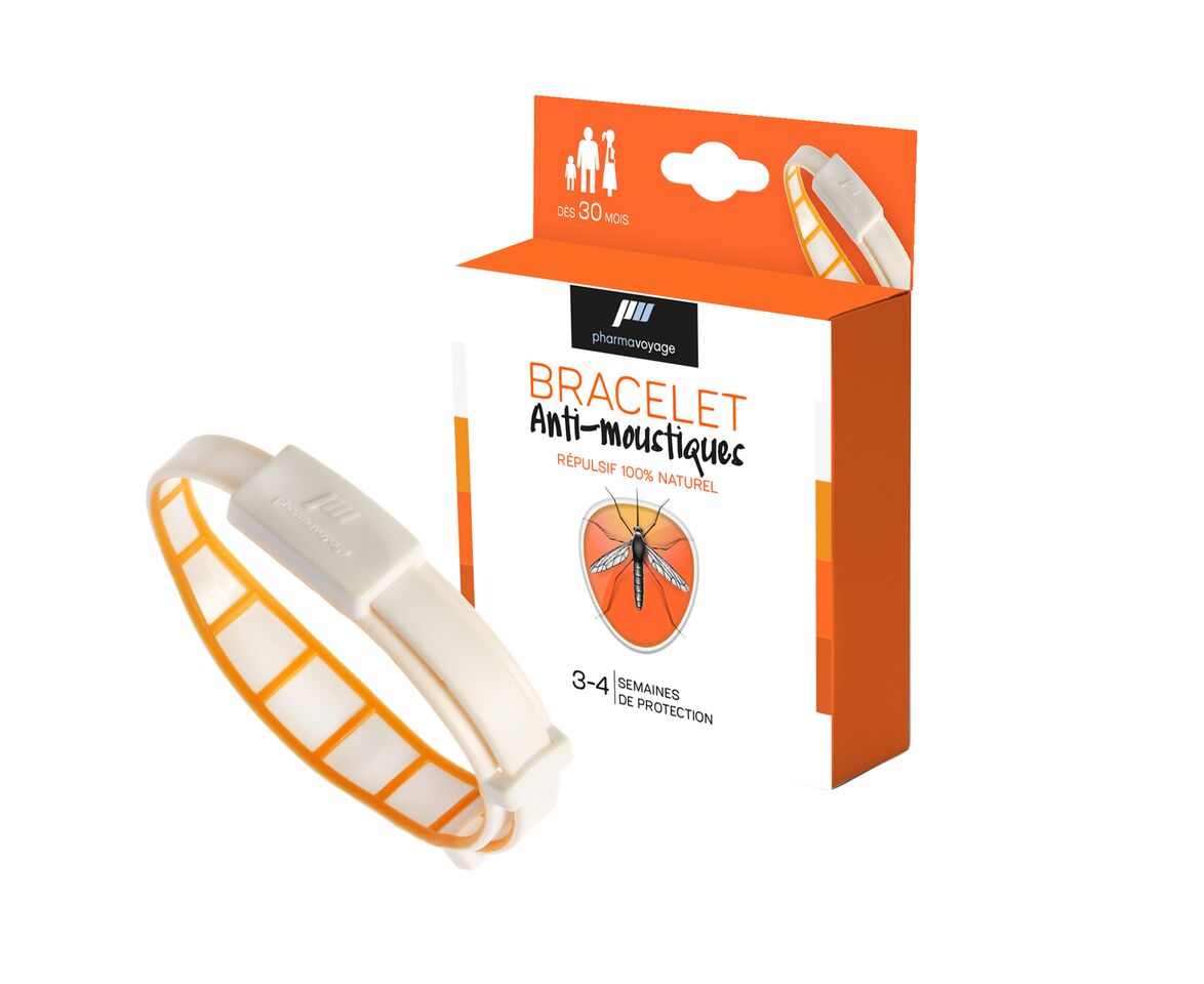 Pharmavoyage - Bracelet Anti-moustiques - Insect repellent