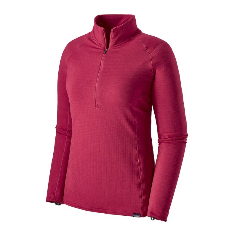 Mujer Patagonia Cap TW Zip Neck Camiseta