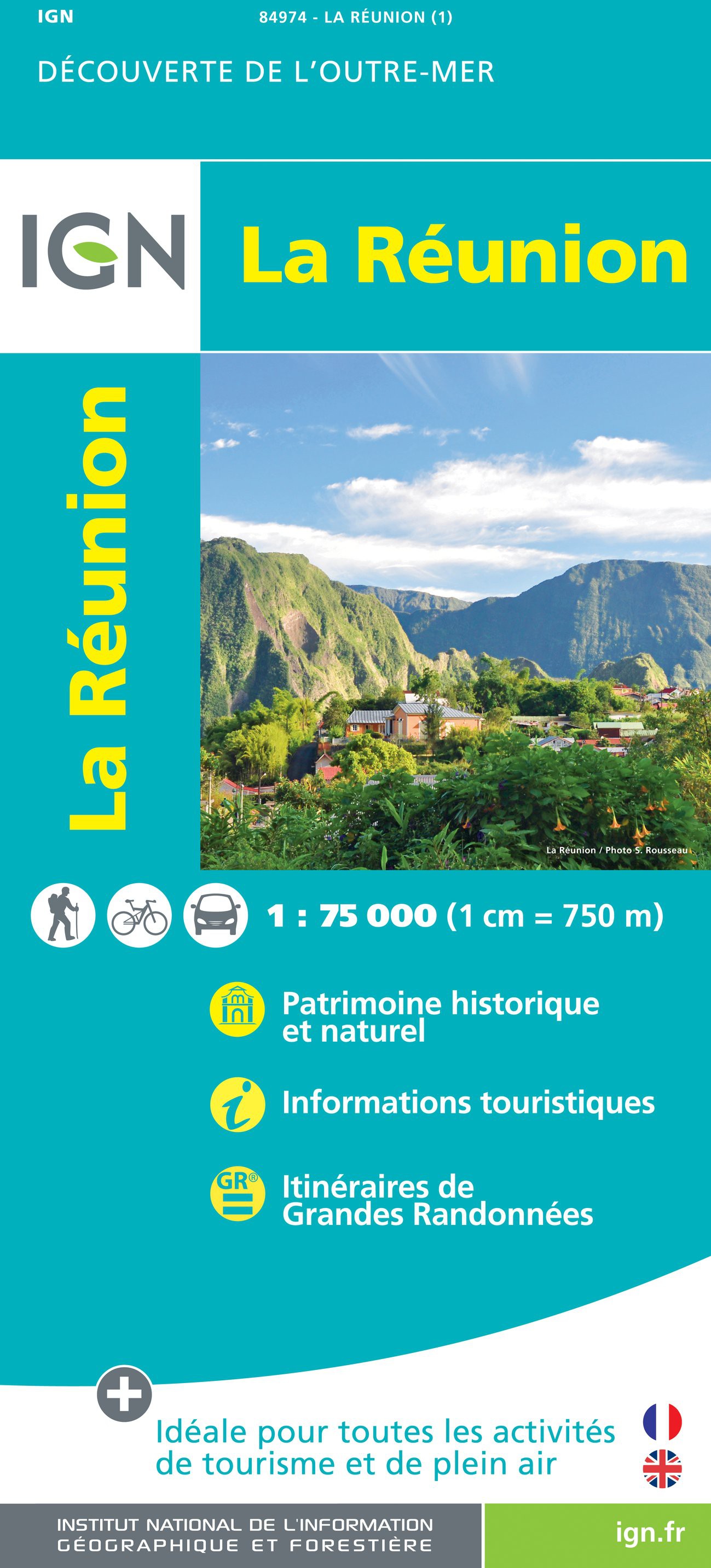 IGN La Reunion - Carte topographique