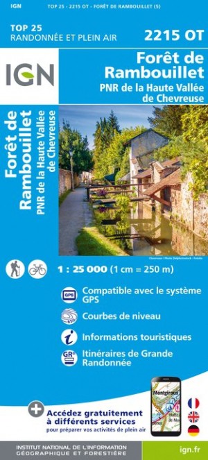 IGN Forêt de Rambouillet - Carte topographique