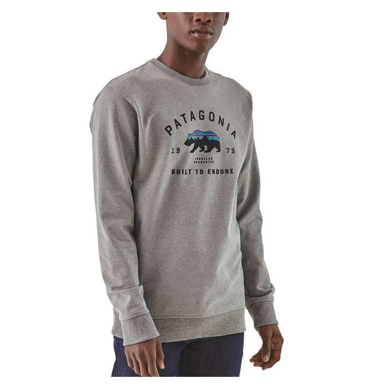 patagonia men's arched fitz roy bear uprisal crew sweatshirt