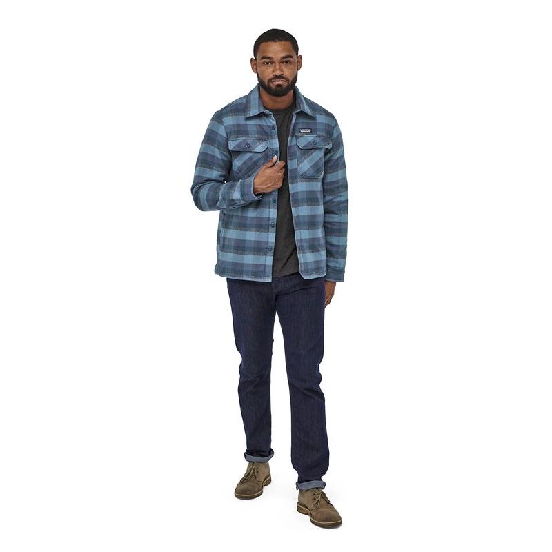 patagonia fjord insulated flannel jacket